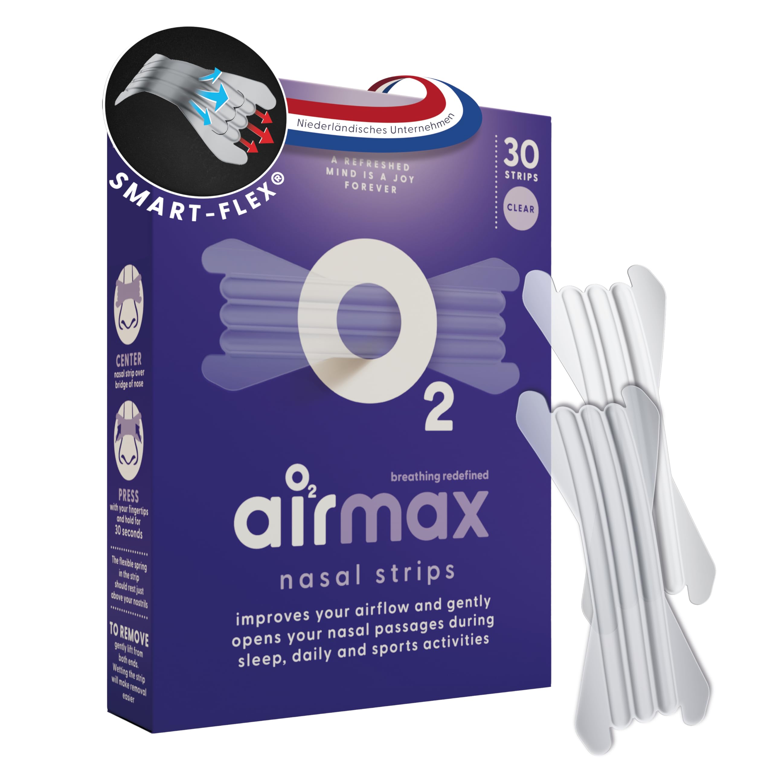 airmax-nasal-strips-transparent-30-st-ck-nasenpflaster image 1