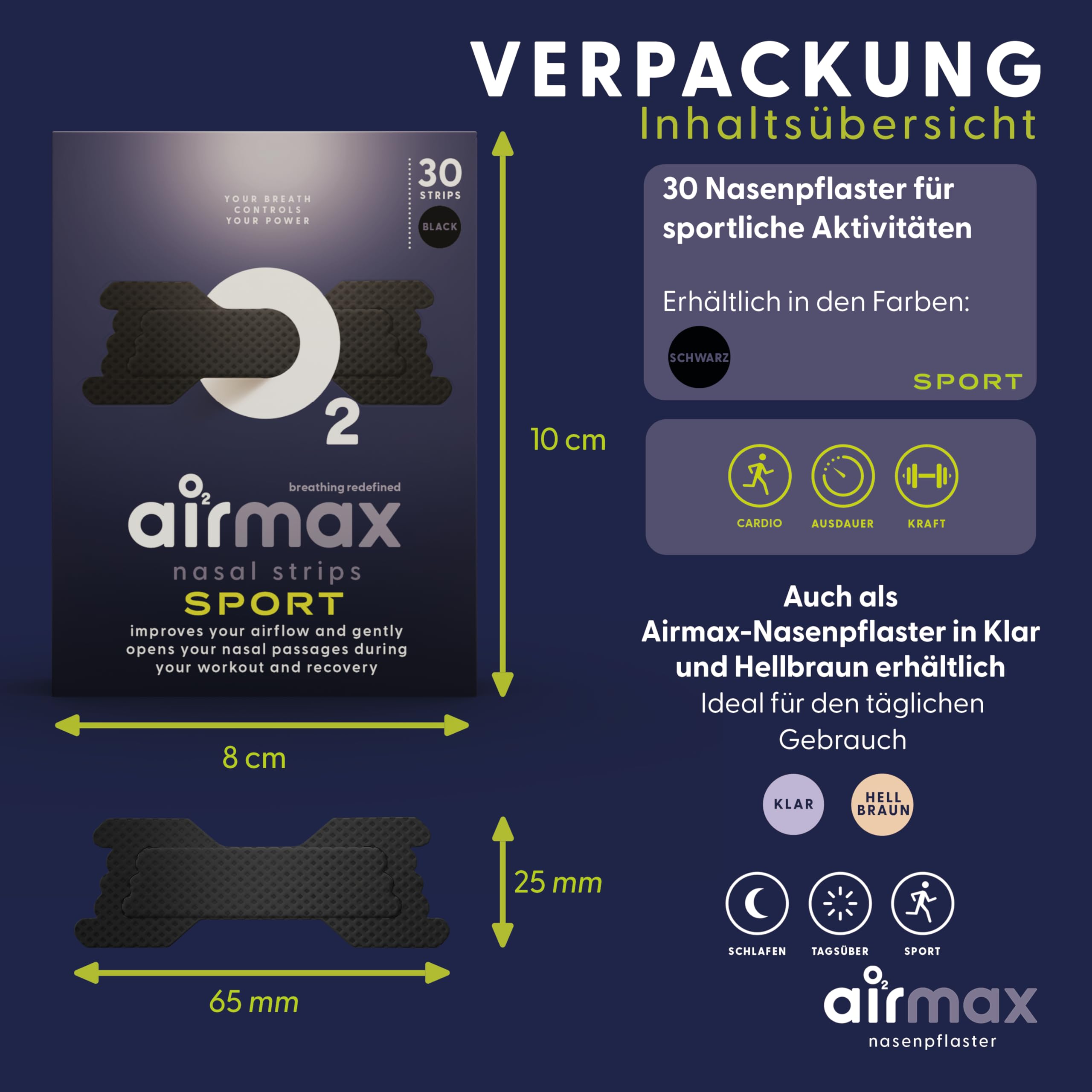 airmax-nasal-strips-nasenpflaster-schwarz-30-st-ck-sport-extra-stark image 8