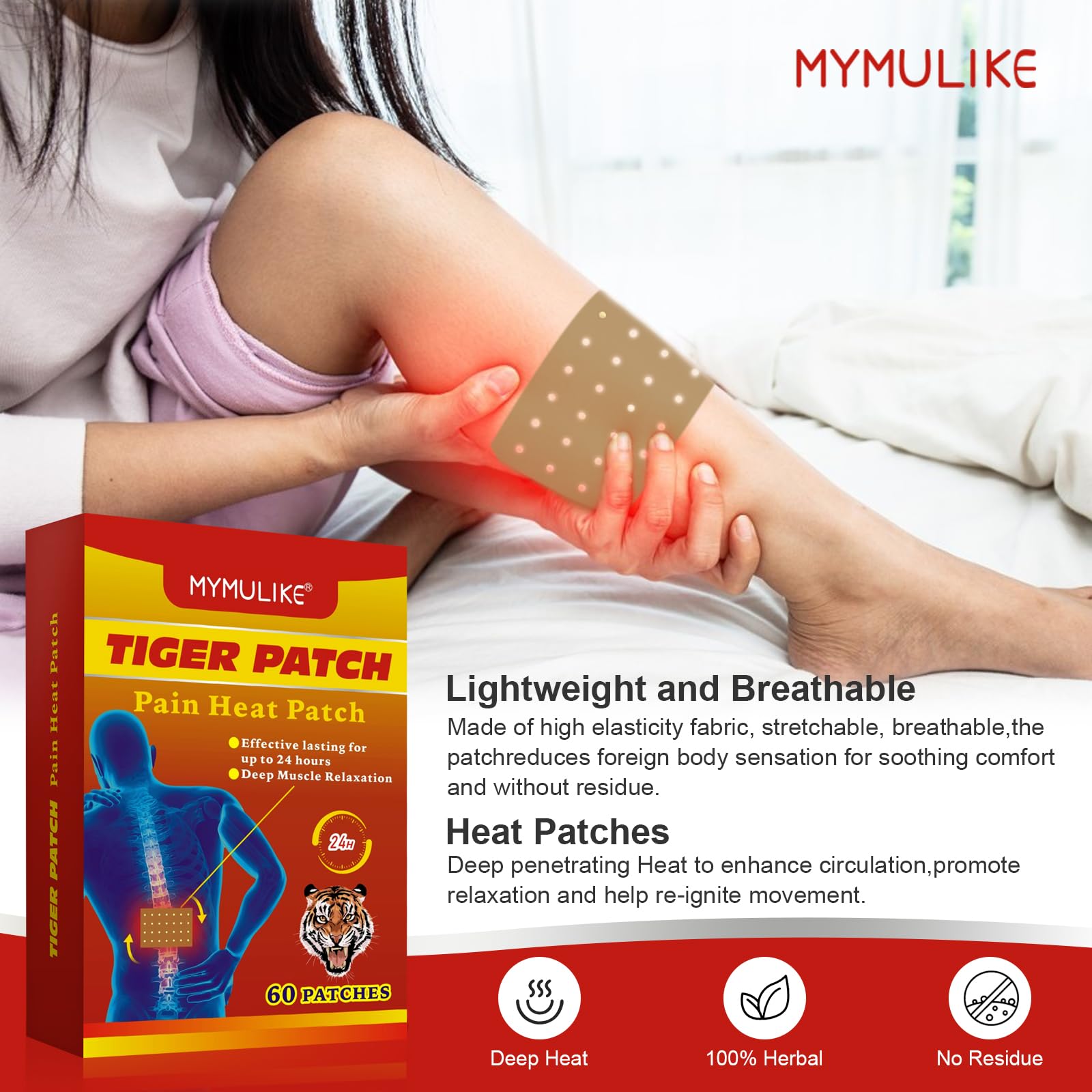 mymulike-health-care-tiger-pflaster-60-st-ck-w-rme image 3
