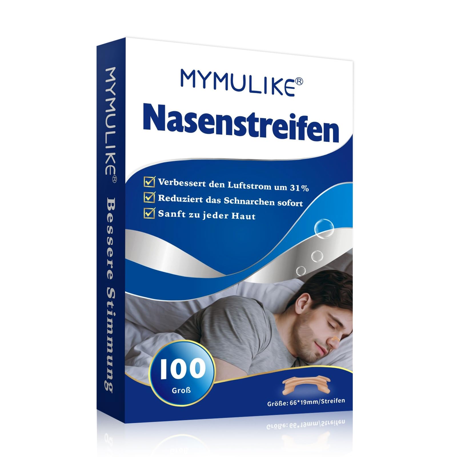mymulike-health-care-nasenpflaster-schnarchen-100-st-ck-arzneimittelfrei image 1