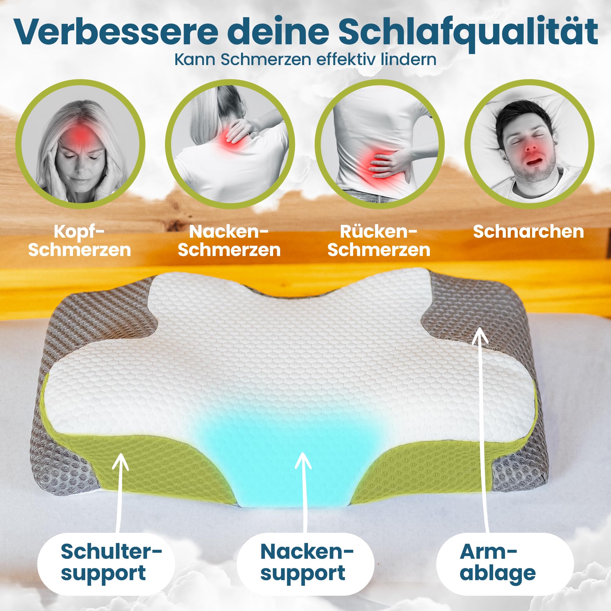 ergodream-kopfkissen-memory-foam-orthop-disch-nacken image 3