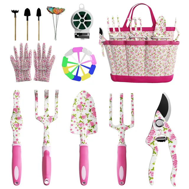 mymulike-home-life-gartenger-te-set-26-teilig-floral image 1