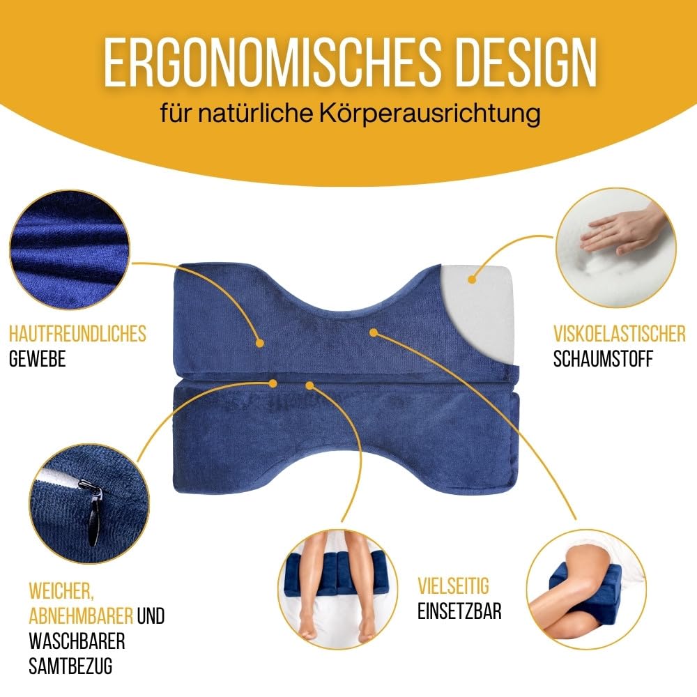 inphysio-kniekissen-zwischen-beinen-memory-foam-25x20x17-cm image 2