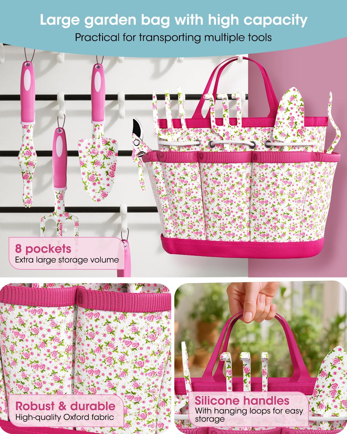 mymulike-home-life-gartenger-te-set-26-teilig-floral image 4