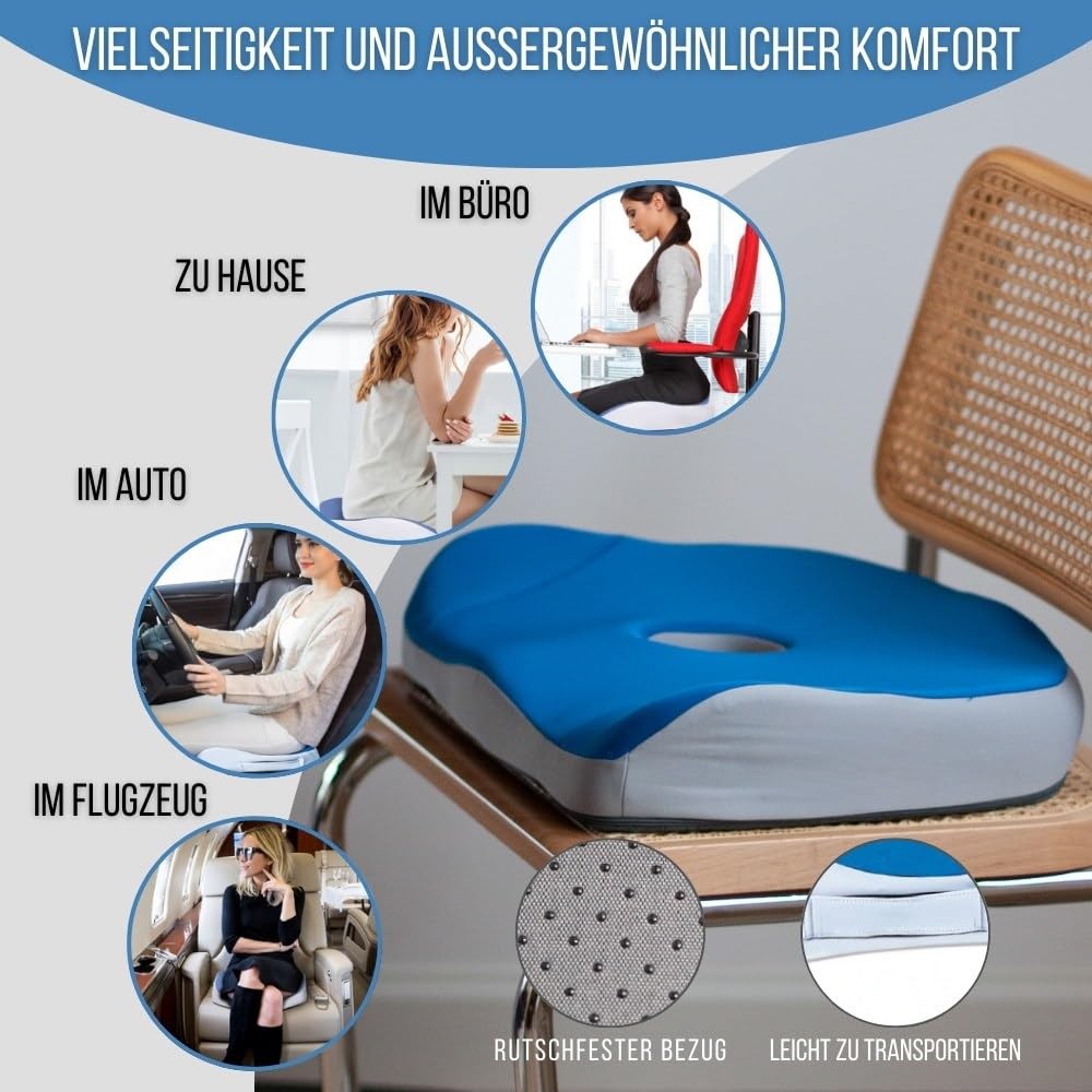 inphysio-coussin-ergonomique-sitzkissen-grau-blau-45x37x9-memory image 6