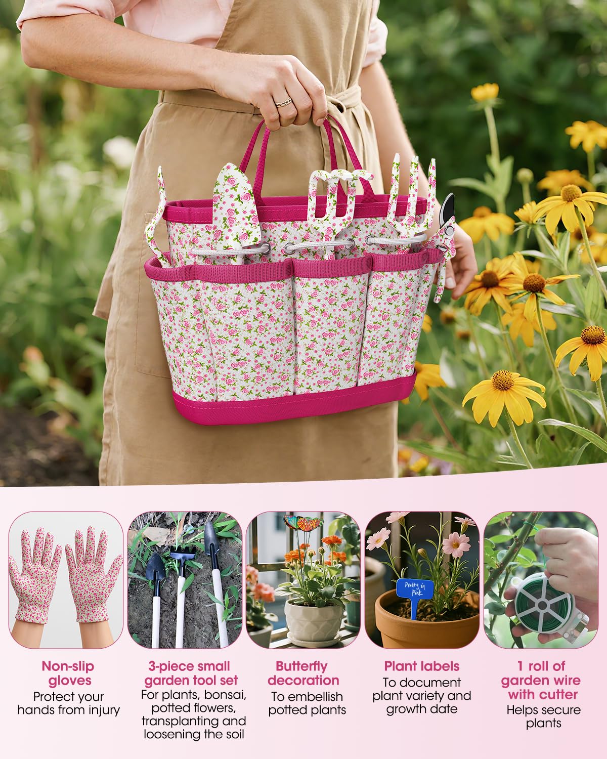 mymulike-home-life-gartenger-te-set-26-teilig-floral image 5