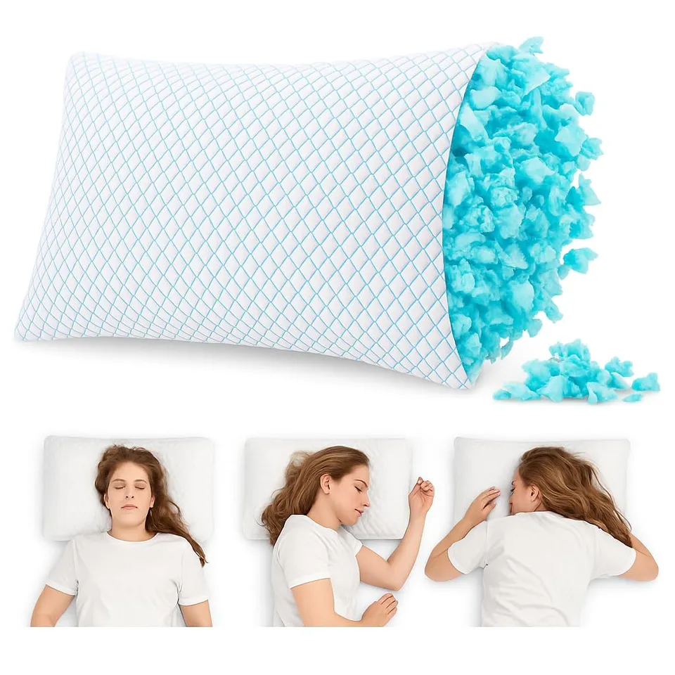 ergodream-kopfkissen-memory-foam-ergonomisch-anpassbar-k-hlend image 1