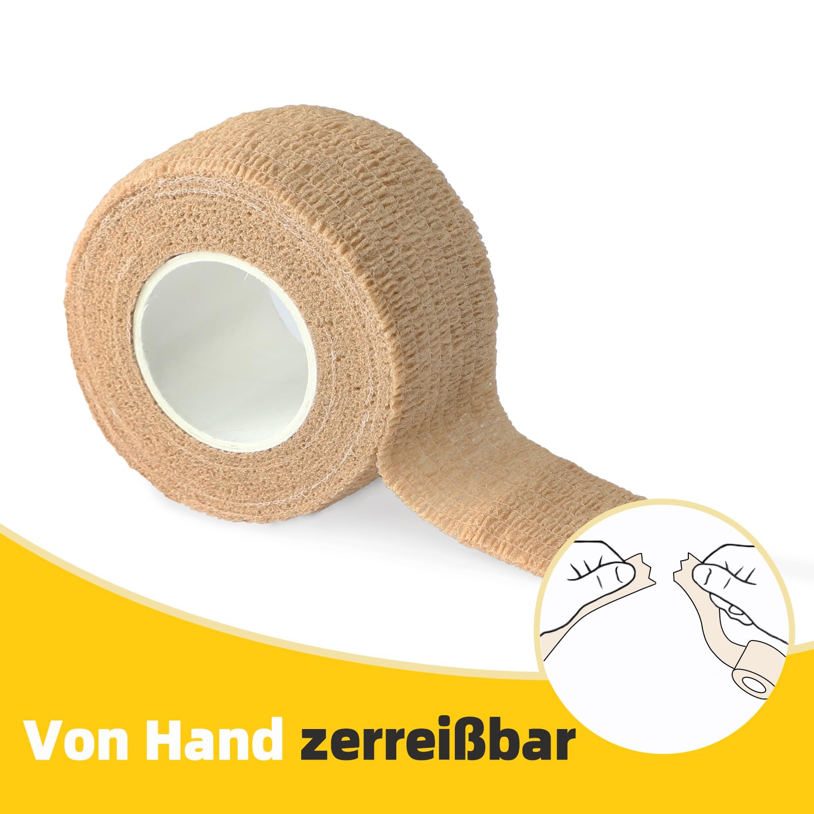 anjocare-selbstklebende-bandage-wrap-2-5cmx4-5m-8er-pack image 2