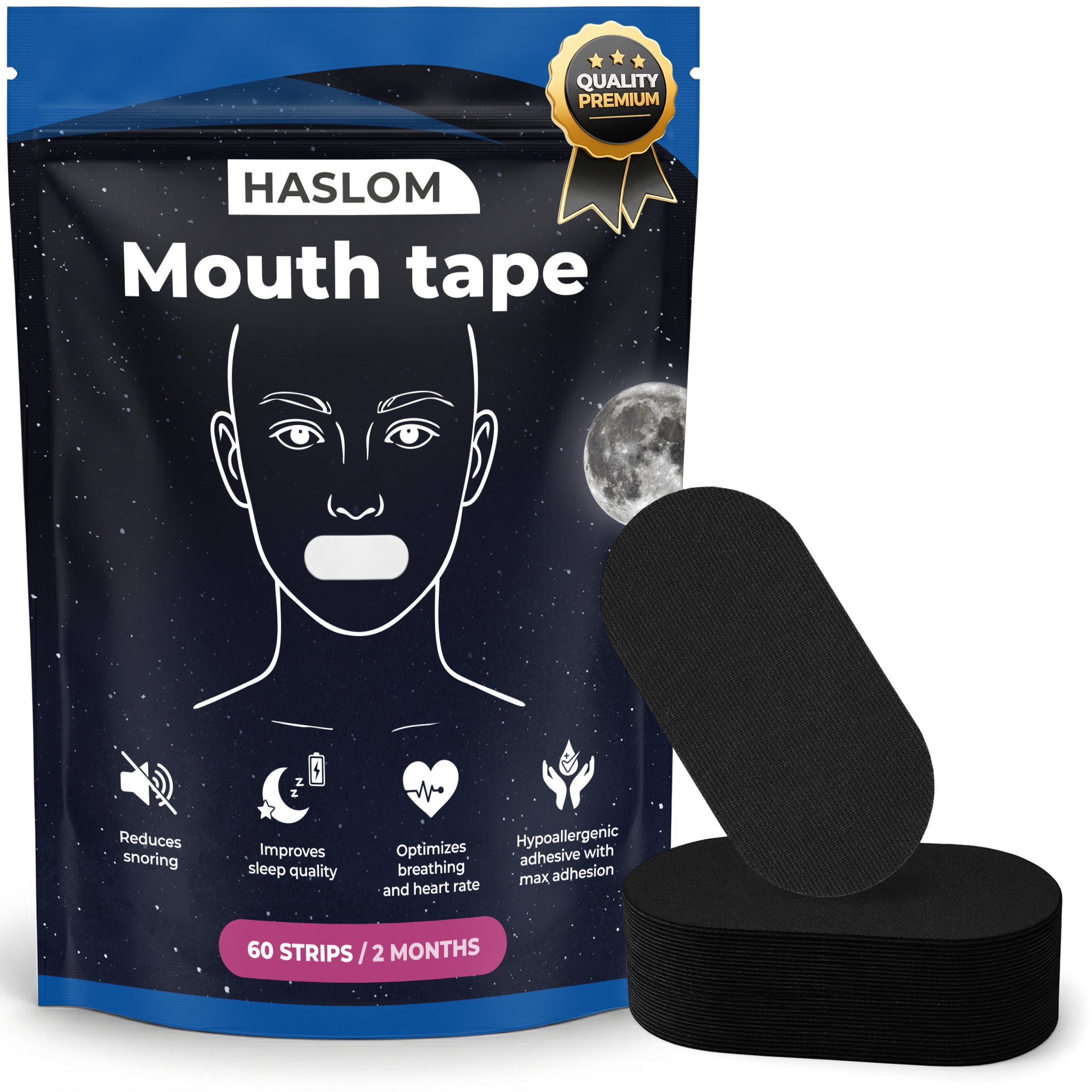haslom-mouth-tape-mundpflaster-schlaf-60-st-ck-b-rtfreundlich image 1