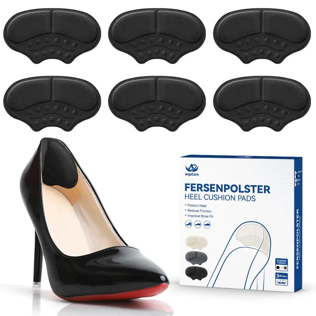 anjocare-hornhautentferner-fersenpolster-schuhe-schwarz-3-paar-blasen image 1