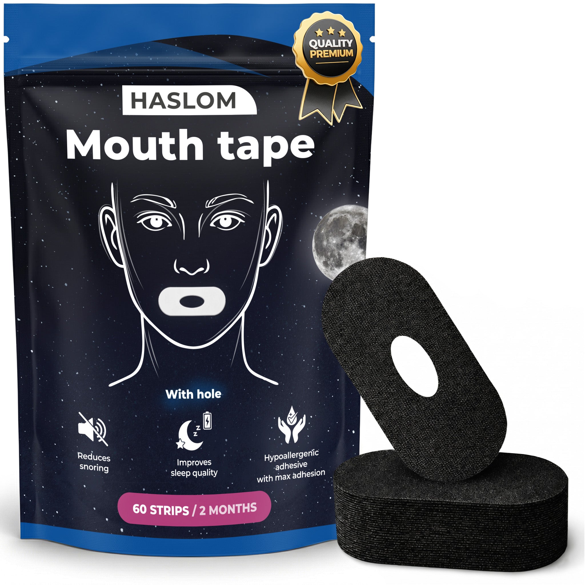 haslom-mouth-tape-mundpflaster-mit-atemloch-60-st-ck-hypoallergen image 1