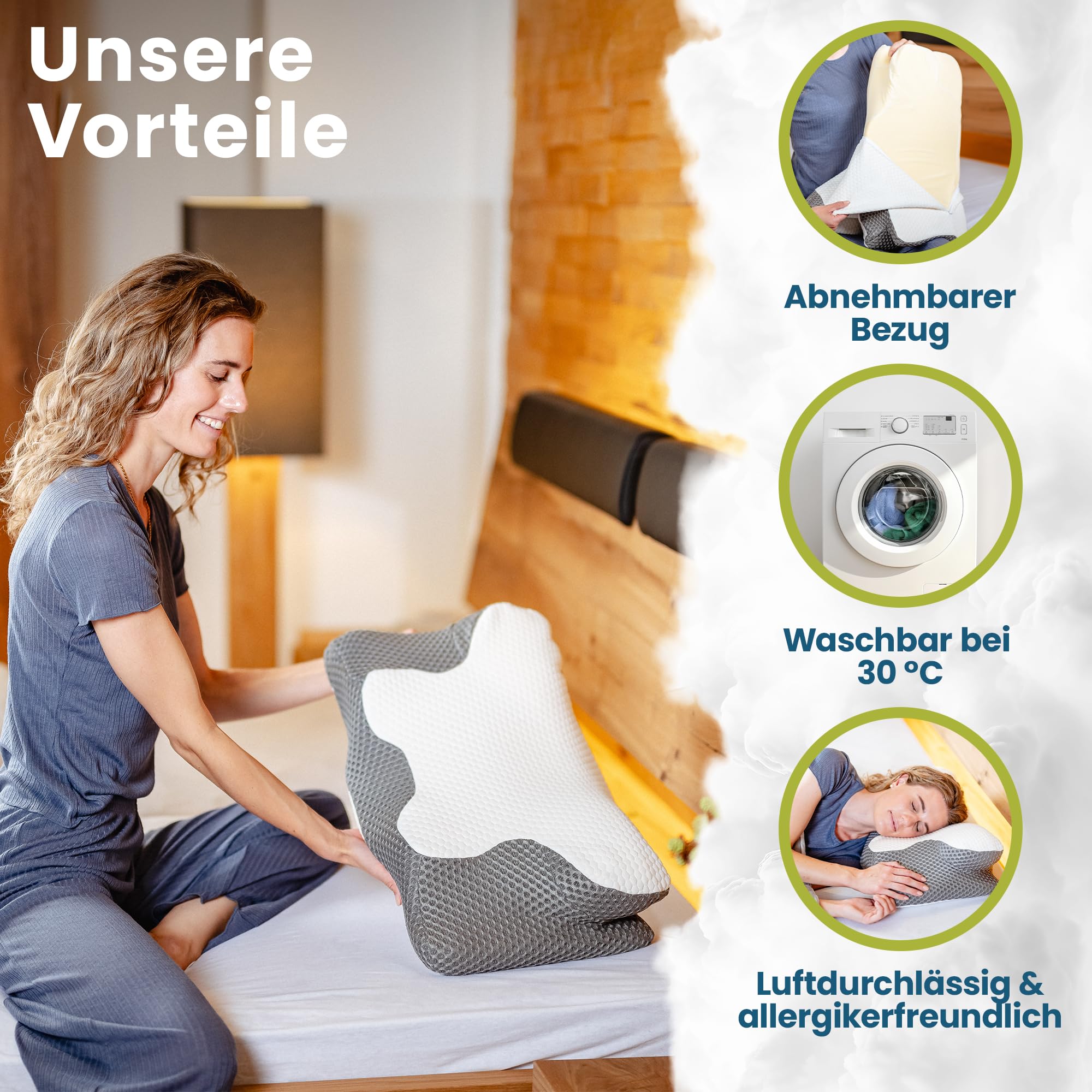 ergodream-kopfkissen-memory-foam-orthop-disch-nacken image 5
